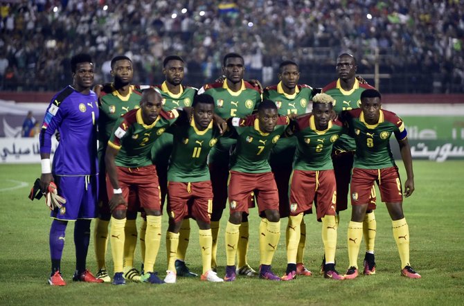 AFP/„Scanpix“ nuotr./Kamerūno futbolo rinktinė