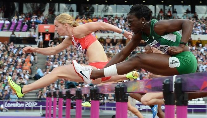 AFP/„Scanpix“ nuotr./Seun Adigun Londono olimpinėse žaidynėse
