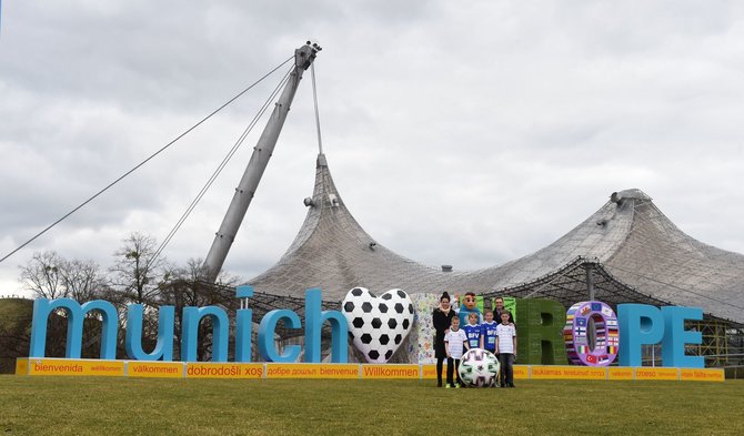 AFP/„Scanpix“ nuotr./Miunchenas ruošiasi Europos futbolo čempionatui