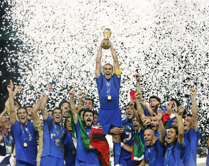 „Scanpix“ nuotr./Italija – 2006-ųjų pasaulio čempionė 