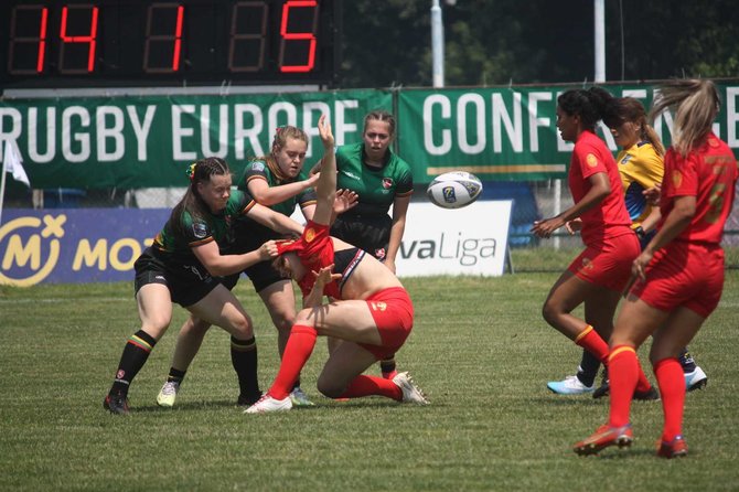 nuotr. „Rugby Europe“/Lietuvos moterų regbio rinktinė