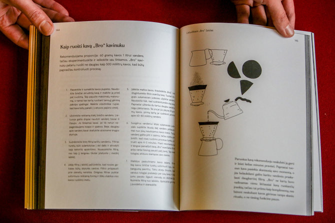 Vidmanto Balkūno / 15min nuotr./Pirmoji lietuviška knyga apie kavą „Tebūnie kava“