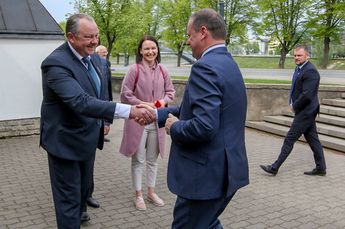 Vidmanto Balkūno / 15min nuotr./Lietuvos profesinės sąjunos „Solidarumas“ 30-mečio minėjimas