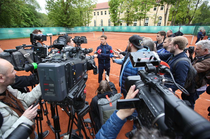 Vidmanto Balkūno / 15min nuotr./Tenisininkas Ričardas Berankis 