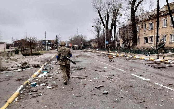 Pašnekovo pateiktos nuotr. /Lietuvio kario matyti vaizdai išlaisvinant Bučą