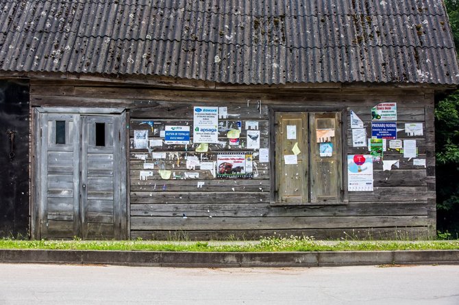 Vidmanto Balkūno / 15min nuotr./Betygalos skelbimų lenta