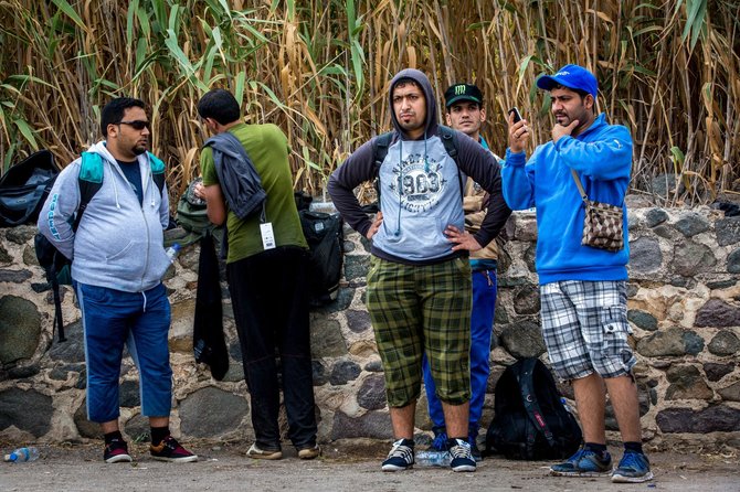 Vidmanto Balkūno/15min.lt nuotr./Migrantai ir pabėgėliai atplaukia į Lesbo salą
