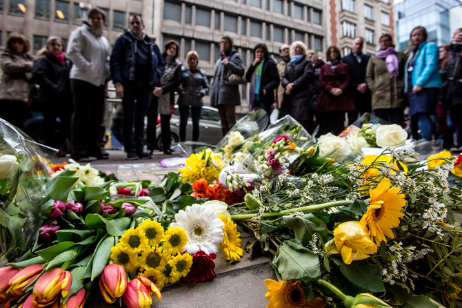 Vidmanto Balkūno / 15min nuotr./Maelbeek metro stotelė Briuselyje, kurioje buvo įvykdyta teroristinė ataka