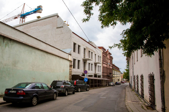 Vidmanto Balkūno / 15min nuotr./Statybos sostinės Subačiaus gatvėje 