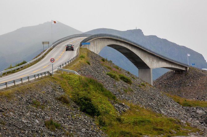 Vidmanto Balkūno / 15min nuotr./Atlanto kelias Norvegijoje