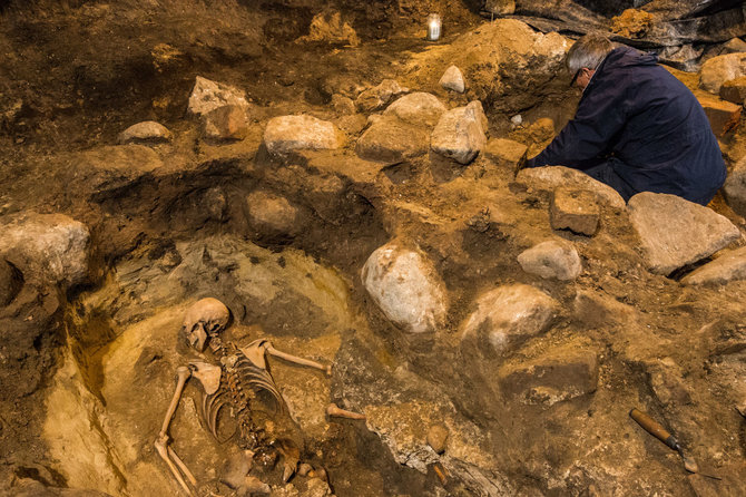 Vidmanto Balkūno / 15min nuotr./Archeologiniai kasinėjimai Gedimino kalno aikštelėje