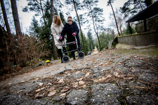 Vidmanto Balkūno / 15min nuotr./T.Martinėnienė Vilniaus Sudervės katalikų kapinėse