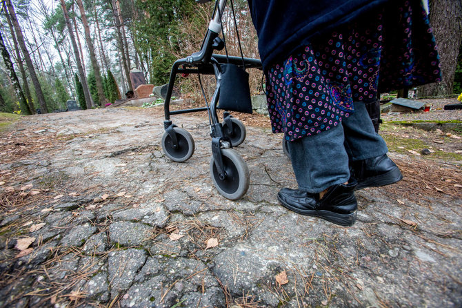 Vidmanto Balkūno / 15min nuotr./Teodora Martinėnienė Sudervės kapinėse