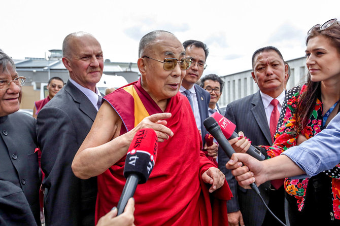 Vidmanto Balkūno / 15min nuotr./Į Lietuvą atvyko Dalai Lama