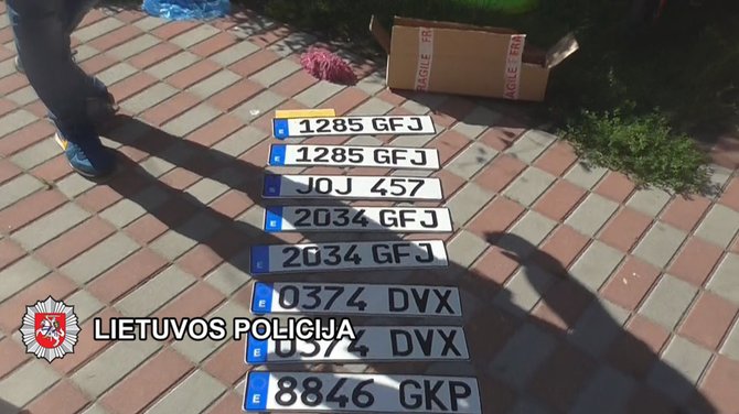 Klaipėdos apskrities VPK nuotr./Klaipėdoje baigtas automobilių vagysčių tyrimas