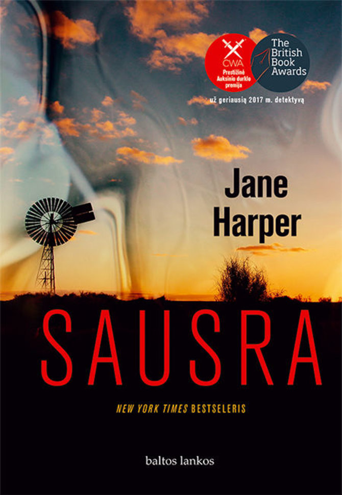 Knygos viršelis/Jane Harper „Sausra“