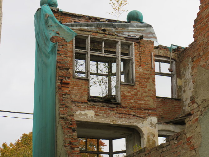 A.Grygelaičio nuotr./Pastatas Kybartų centre