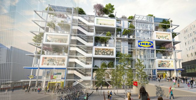 „ZOOMVP“ ir „Querkraft“ projektas/IKEA pastato Vienoje projektas