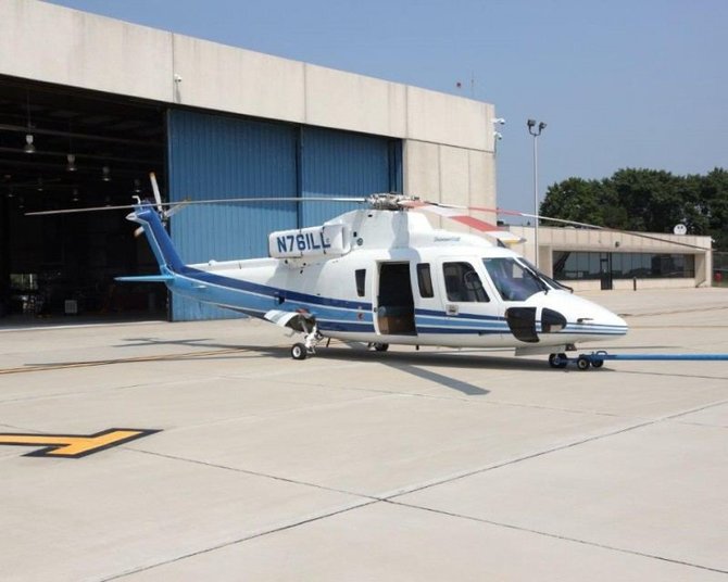 Ilinojaus valstijos aukciono nuotr./„Sikorsky S-76B“
