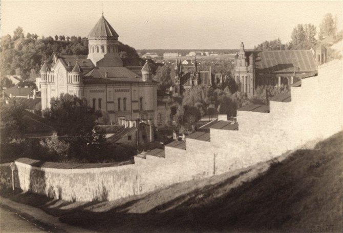Jano Bulhako/Lietuvos dailės muziejaus nuotr./Bokšto gatvė 1914 metais