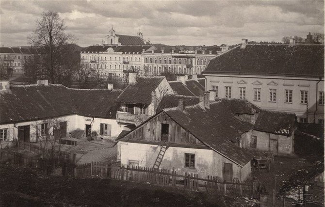 Jano Bulhako/Lietuvos dailės muziejaus nuotr./Vilniaus gatvė 1912 metais