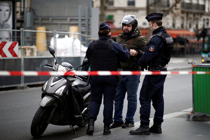 „Reuters“/„Scanpix“ nuotr./Karantinas Paryžiuje