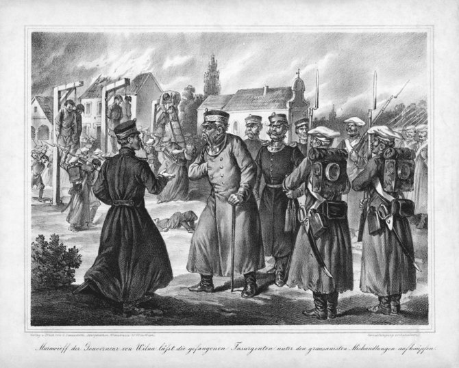 1863 m. sukilėlių egzekucija