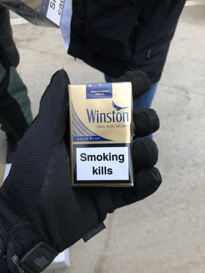 Muitinės kriminalinės tarnybos nuotr./Sulaikytos cigaretės