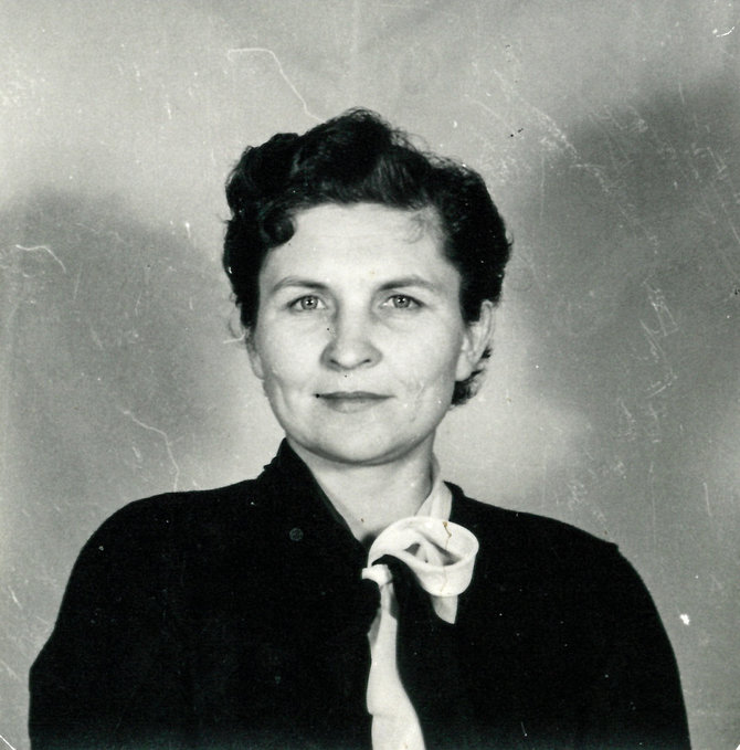 LLMA nuotr./Marija Gimbutienė Bostone 1955 m.