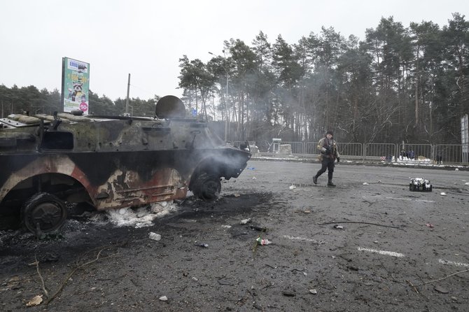 „Scanpix“/AP nuotr./Rusijos karinių veiksmų padariniai Ukrainoje