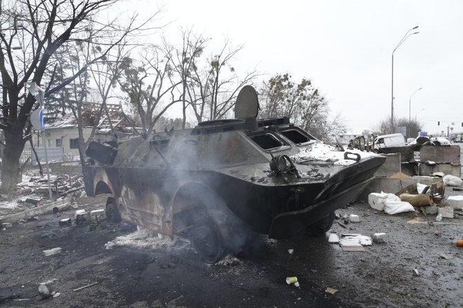 „Scanpix“/AP nuotr./Rusijos karinių veiksmų padariniai Ukrainoje