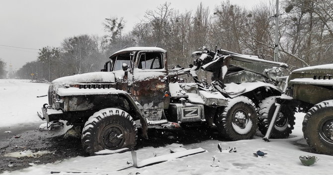 „Reuters“/„Scanpix“ nuotr./Rusija tęsia karinius veiksmus Ukrainoje