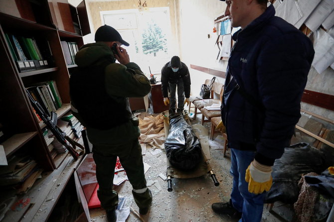 „Reuters“/„Scanpix“ nuotr./Rusija tęsia karinius veiksmus Ukrainoje