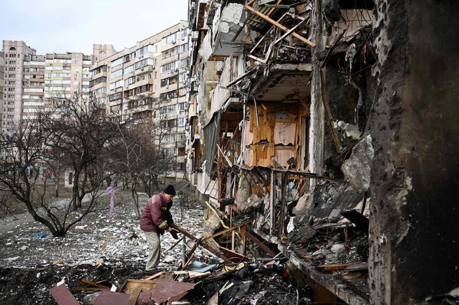 AFP/„Scanpix“ nuotr./Rusija tęsia karinius veiksmus Ukrainoje