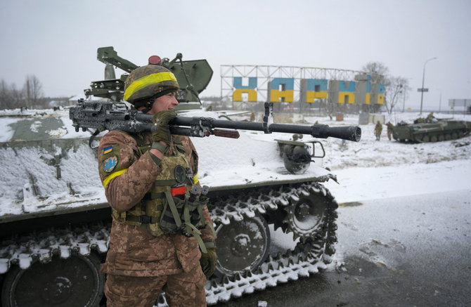 „Reuters“/„Scanpix“ nuotr./Ukrainiečių kariai