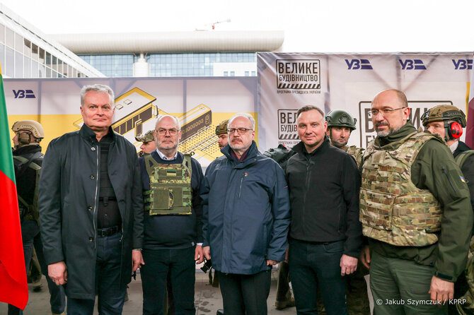 LR Prezidento kanceliarijos/R.Dačkaus nuotr./Gitano Nausėdos vizitas Ukrainoje