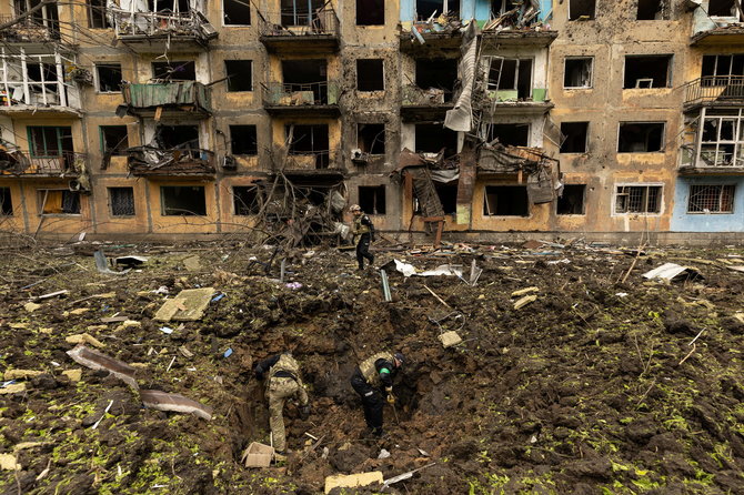 „Reuters“/„Scanpix“ nuotr./Karas Ukrainoje, asociatyvinė nuotr.