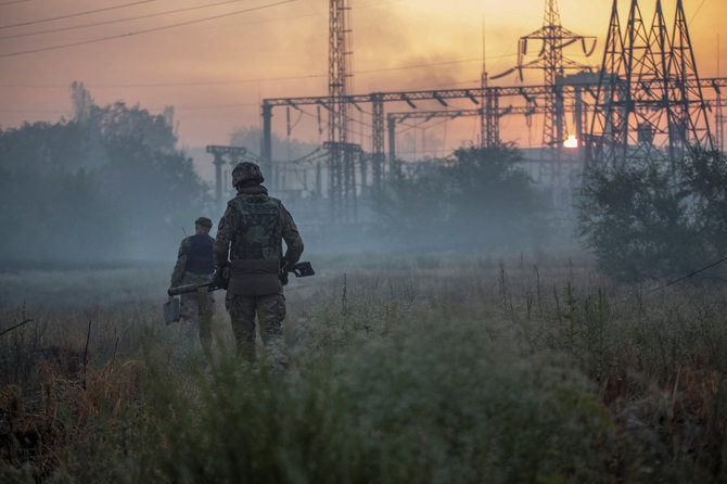 „Reuters“/„Scanpix“ nuotr./Ukrainos kariai Sjevjerodonecke