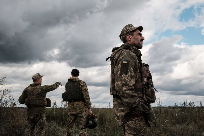 AFP/„Scanpix“ nuotr./Ukrainos karinės pajėgos tęsia sėkmingą kontrpuolimą