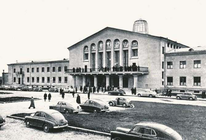 Lietuvos istorijos instituto/Rankraščių skyriaus nuotr./2 Vilniaus oro uosto pastatas, 6-ojo dešimtmečio antra pusė, fotografas nenustatytas, Lietuvos istorijos instituto Rankraščių skyrius