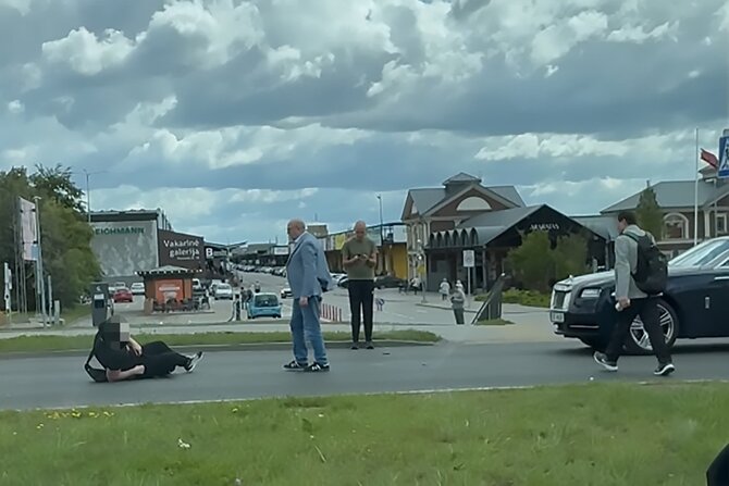 „Kas vyksta Kaune“ videokadras/Įvykio vietoje