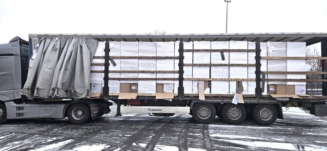 VSAT nuotr./VSAT pareigūnų sulaikyta cigarečių kontrabanda