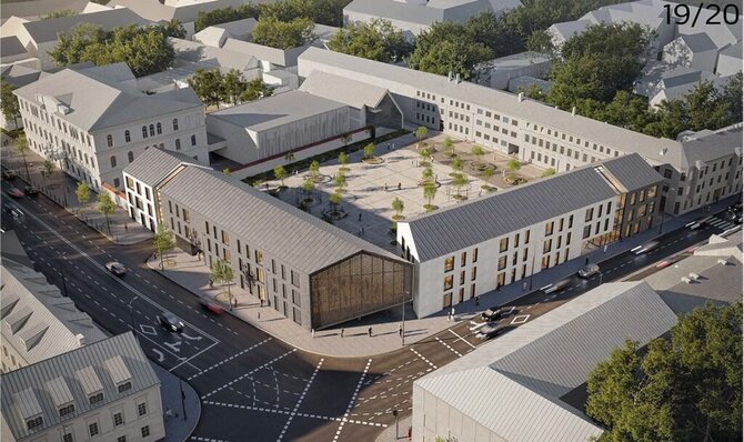 „Archas“ nuotr./Steigiamojo Seimo aikštės architektūros konkursą laimėjo „Archas“