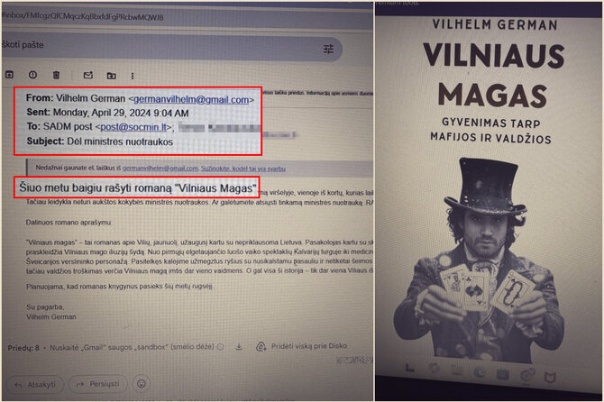 15min montažas/Vilhelmo Germano laiškas