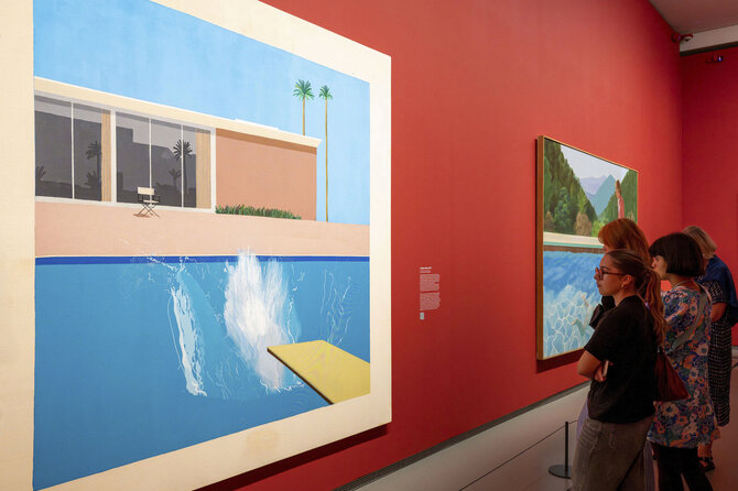 Vida Press nuotr./Davido Hockney kūrinys „A Bigger Splash“ (1967 m.)