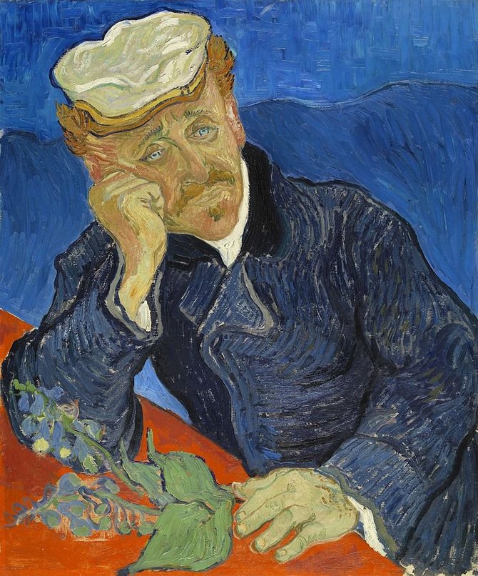 wikipedia.org nuotr./Vincentas van Goghas 1890 m. „Daktaro Polo Gošė portretas“ (Dr. Paul Gachet) – 152 mln. dolerių