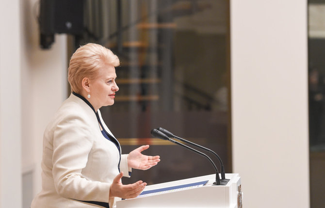 R. Dačkaus nuotr./Dalia Grybauskaitė