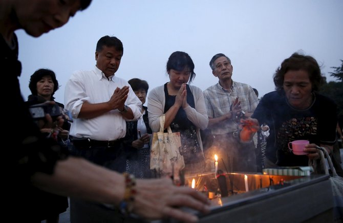 „Reuters“/„Scanpix“ nuotr./Minėjimas Hirošimoje