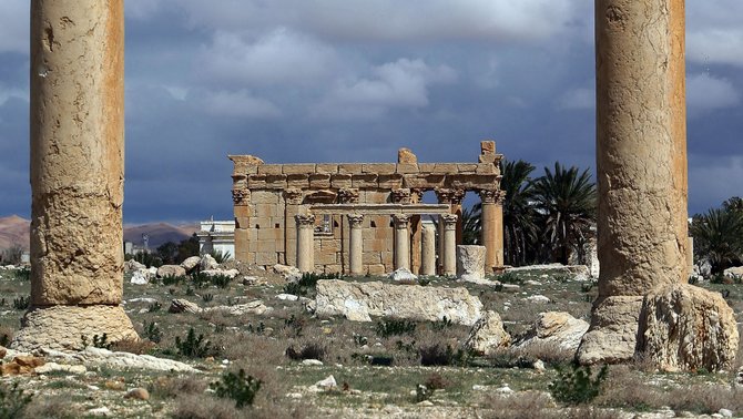 AFP/„Scanpix“ nuotr./Senovinė Baal Šamino šventykla