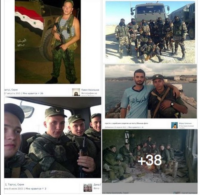Twitter.com nuotr./Rusijos kariai Sirijoje